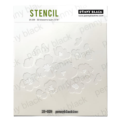 Penny Black 3D Blossoms Layering Stencils 25-029