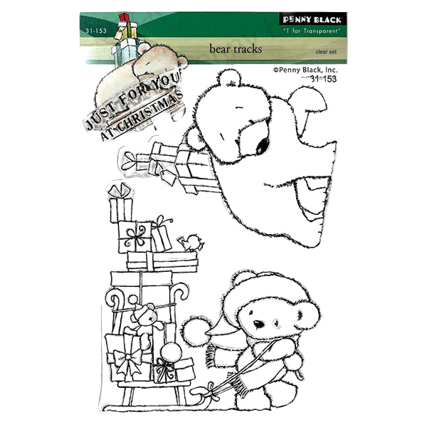 Penny Black Bear Tracks Clear Stamps 31-153