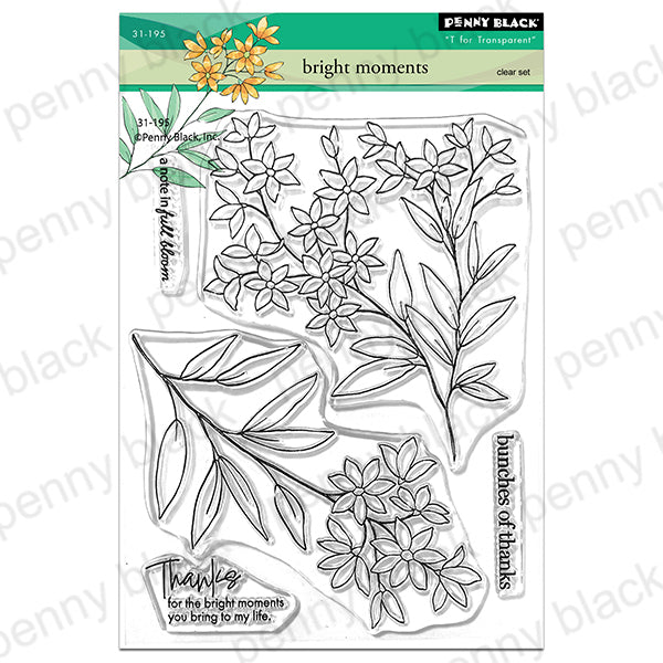 Penny Black Bright Moments Clear Stamps 31-195