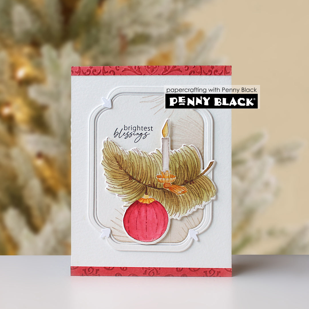 Penny Black Candlelight Clear Stamps 31-146 candle