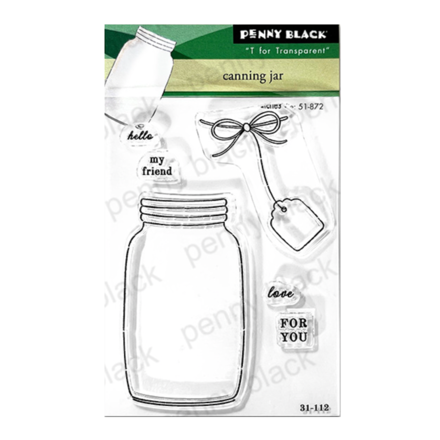 Penny Black Canning Jar Clear Stamps 31-112
