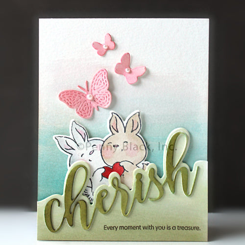 Penny Black Cherish Edger Dies 51-880 bunnies