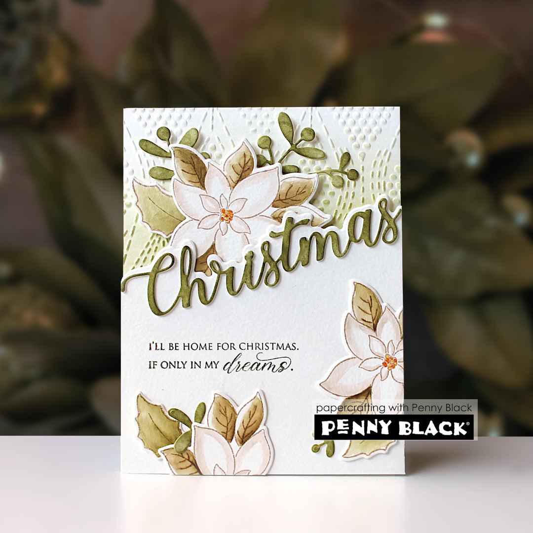 Penny Black Christmas Edger Dies 51-925 flowers