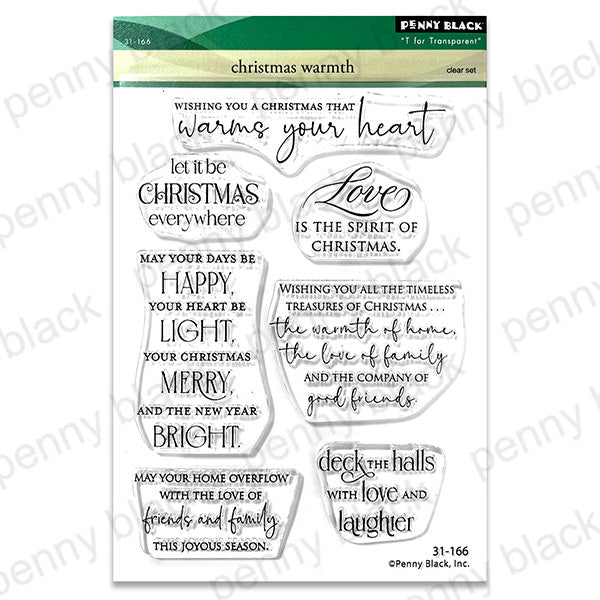 Penny Black Christmas Warmth Clear Stamps 31-166