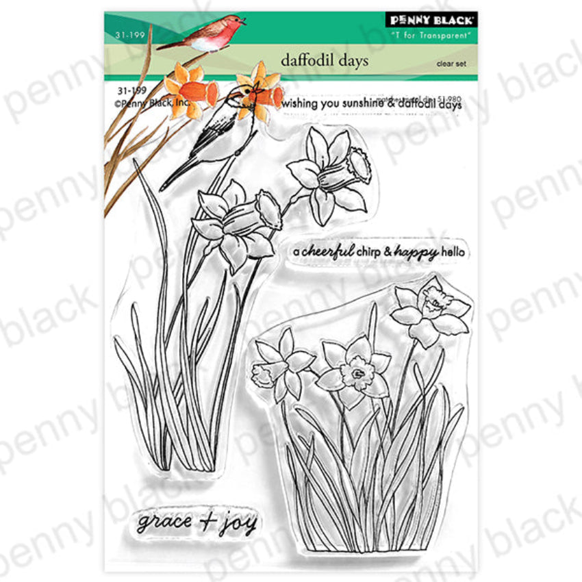 Penny Black Daffodil Days Clear Stamps 31-199
