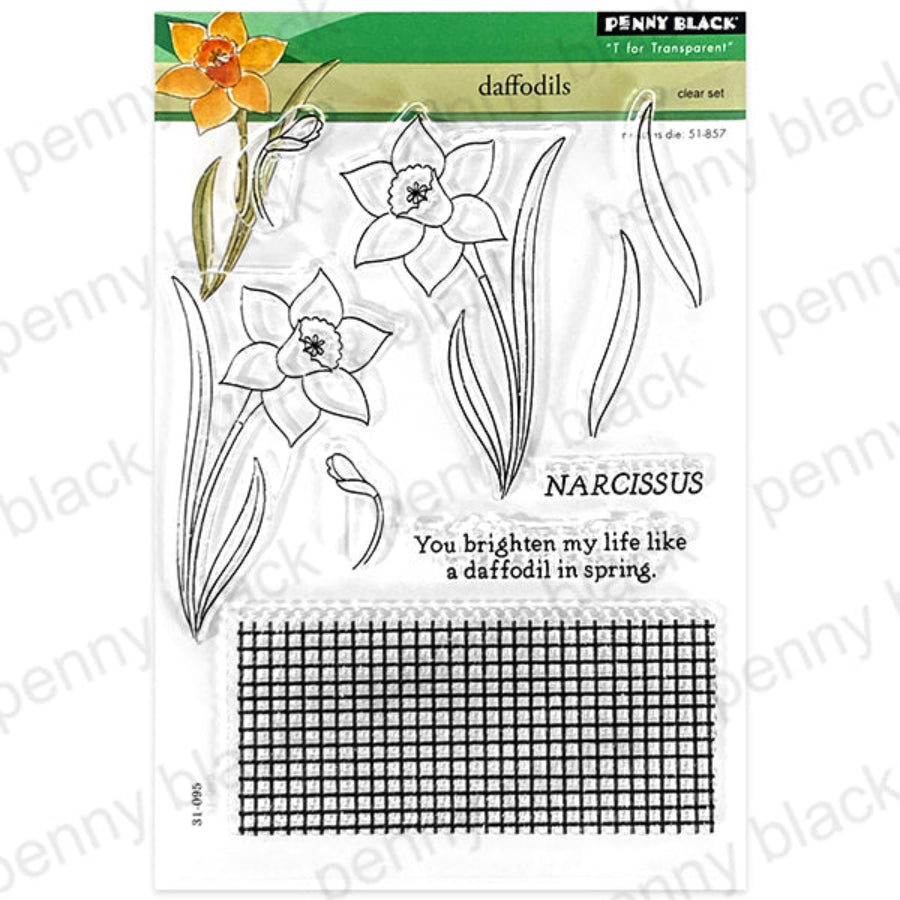 Penny Black Daffodils Clear Stamps 31-095