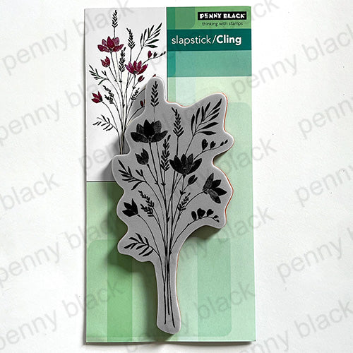 Penny Black Delicate Blossoms Cling Stamp 40-953