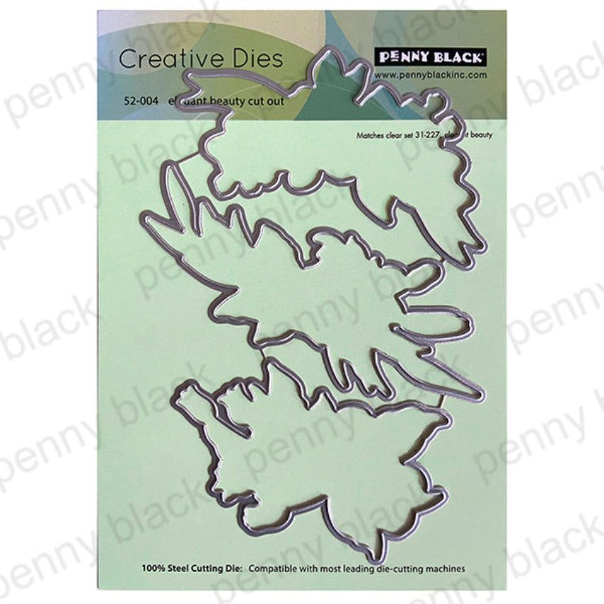 Penny Black Elegant Beauty Cut Out Coordinating Dies 52-004