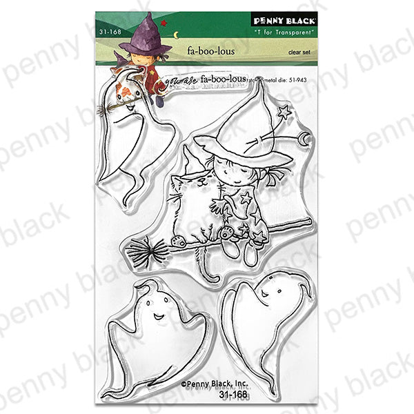 Penny Black Fab-Boo-Lous Clear Stamps 31-168