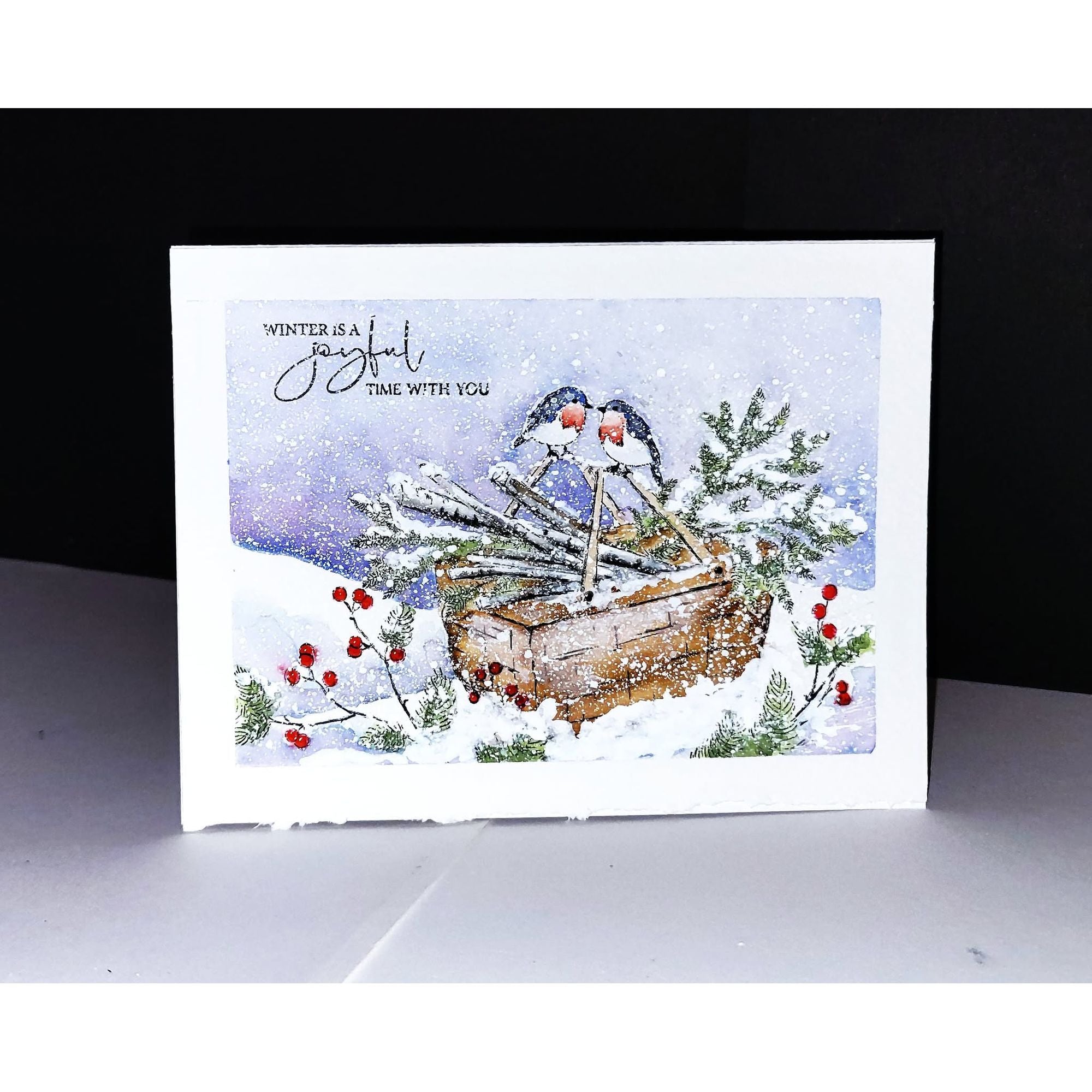 Penny Black Feathered Friendship Cut Out Coordinating Dies 51-946 joyful