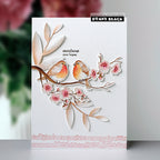 Penny Black Find A Song Cut Out Coordinating Dies 51-972 cherry blossoms