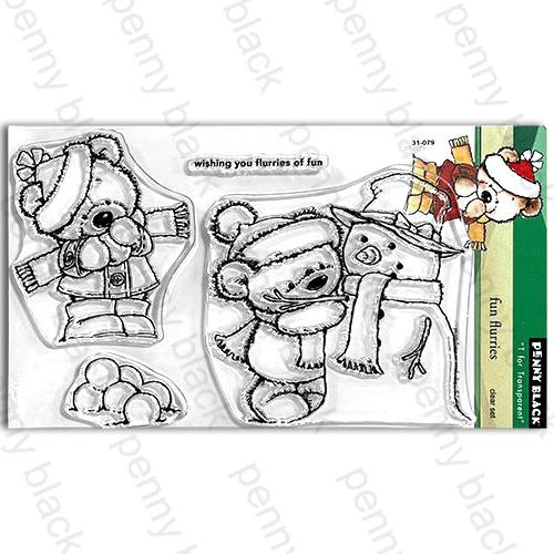 Penny Black Fun Flurries Clear Stamps 31-079