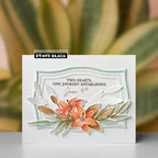 Penny Black Gentle Swell Frame Thin Metal Creative Dies 52-020 orange lillies