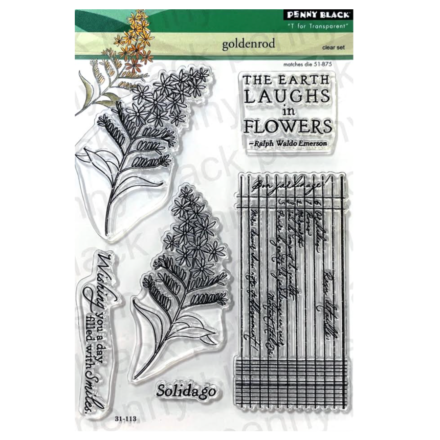 Penny Black Goldenrod Clear Stamps 31-113