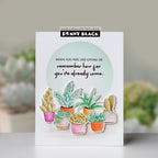 Penny Black Green Joy Clear Stamps 31-202 succulents