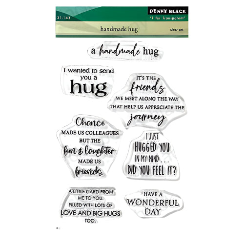 Penny Black Handmade Hugs Clear Stamps 31-143