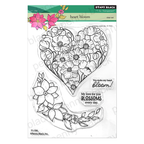 Penny Black Heart Bloom Clear Stamps 31-184