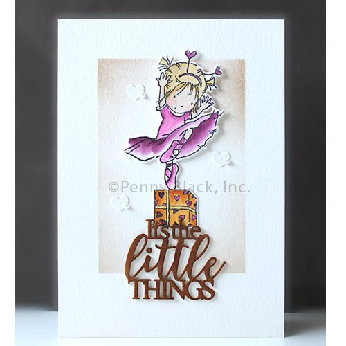 Penny Black Heart Dance Cut Out Coordinating Die 51-881 hearts