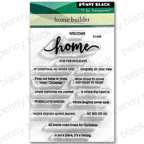Penny Black Home Builder Clear Stamps 31-068