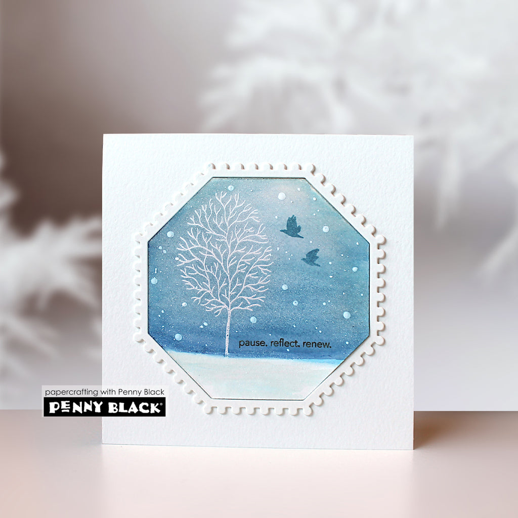 Penny Black Icy Timber Clear Stamps 31-179 birds