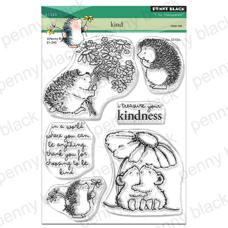 Penny Black Kind Clear Stamp and Die Set image 1