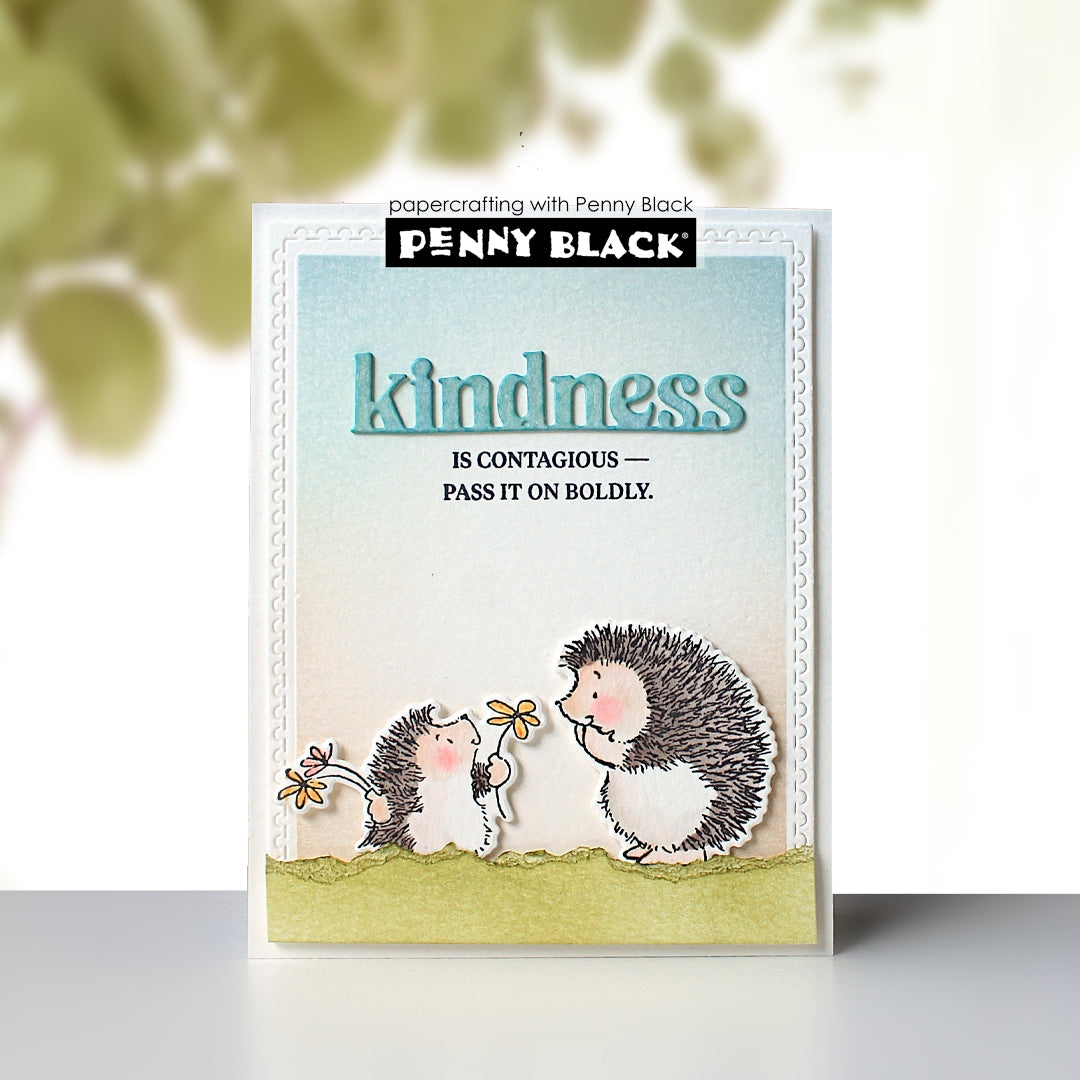 Penny Black Kind Clear Stamps 31-243 hedgehogs