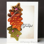 Penny Black Leaf Layers Dies 51-787*