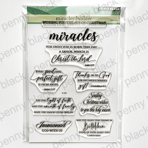Penny Black Miracles Builder Clear Stamps 31-067