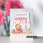 Penny Black Moments Clear Stamps 31-220 enjoy
