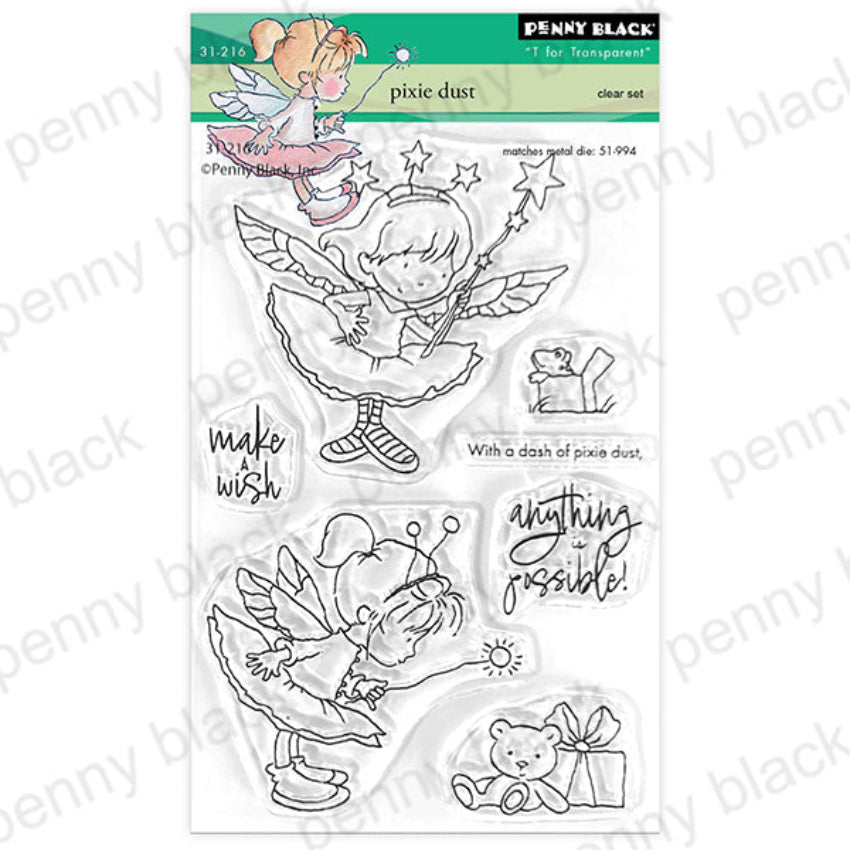 Penny Black Pixie Dust Clear Stamps 31-216