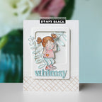 Penny Black Play All Day Clear Stamp and Die Set dancing girl