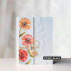 Penny Black Poppies Clear Stamps 31-111 hello