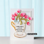 Penny Black Positivi-Tea Clear Stamps 31-116 tulips