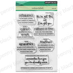 Penny Black Resilient Beliefs Clear Stamps 31-236