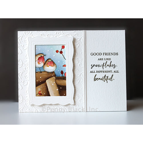 Penny Black Resting Cling Stamp 40-934 birds