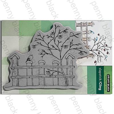 Penny Black Resting Picket Cling Stamp 40-940