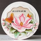 Penny Black Ripple Dies 51-900 butterflies