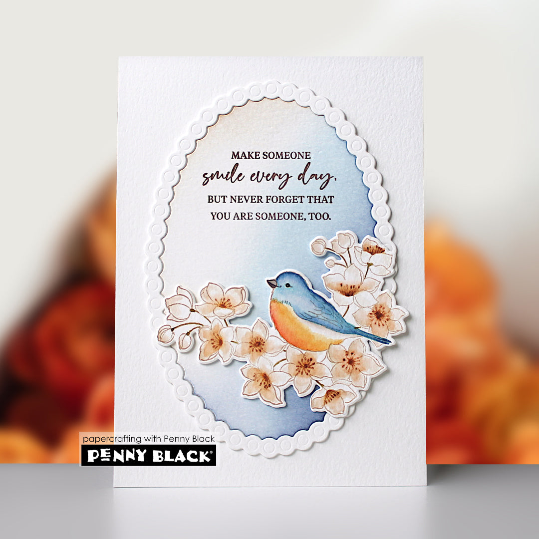 Penny Black Sing and Soar Clear Stamps 31-200 blue bird