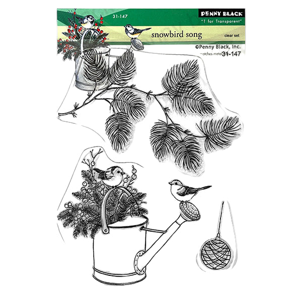 Penny Black Snowbird Song Clear Stamps 31-147