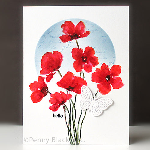 Penny Black Thrive Cling Stamp 40-956 hello
