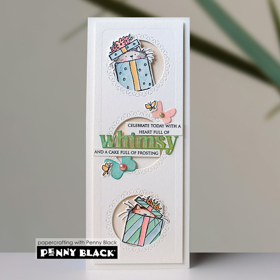 Penny Black Whimsical Clear Stamps 31-239 butterflies