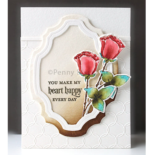 Penny Black Winsomely Clear Stamps 31-122 roses