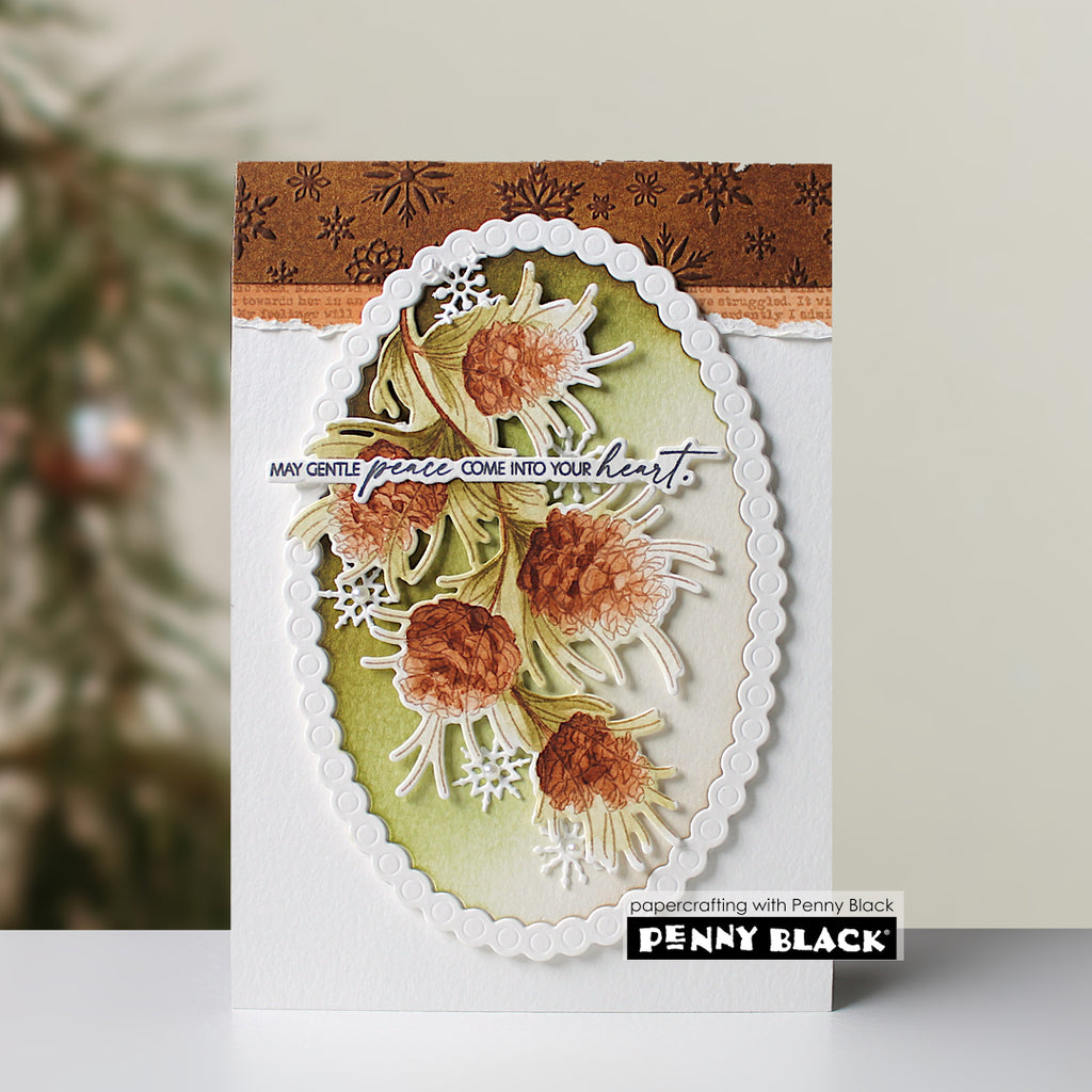 Penny Black Winter Wisdom Clear Stamps 31-173 heart
