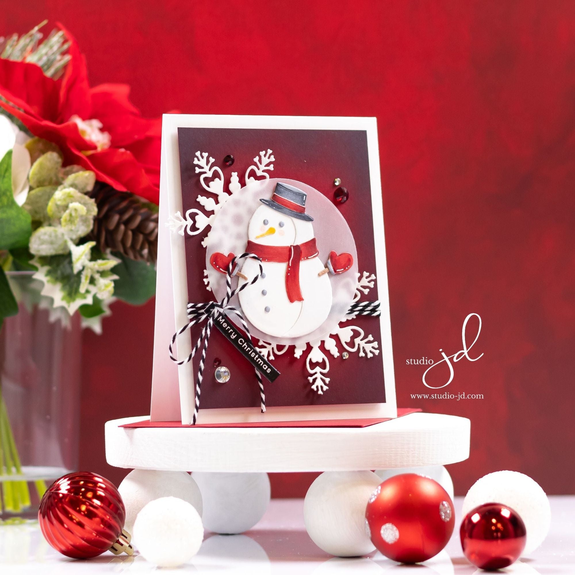 Simon Says Stamp Pawsitively Dazzling Gems Peppermint Mix se112 Christmas Card | color-code:ALT04