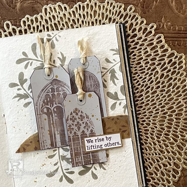 Ranger Perfect Pearls Jewels Kit PPP16007 Journal Page Project | color-code:ALT02