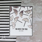 Dyan Reaveley BRUSH SET Dylusions Ranger dya78456 Rain Or Shine Card | color-code:ALT01