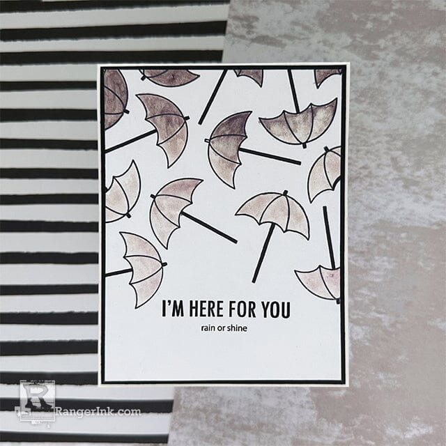 Dyan Reaveley BRUSH SET Dylusions Ranger dya78456 Rain Or Shine Card | color-code:ALT01