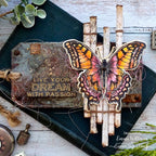 Tim Holtz Perspective Stamps with Simon Says Stamp Dies Bundle setps25 Dream Tag