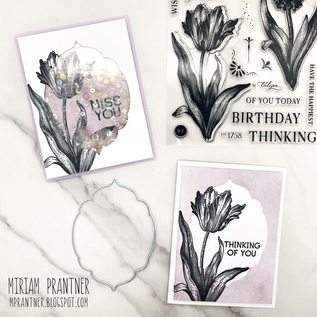 Simon Says Stamp Petal Tipped Labels Wafer Dies 8013sd You Are My Favorite Floral Cards