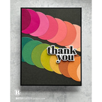 Simon Says Stamp Stencil and Wafer Dies Petal Pattern Bundle set935pp Favorite Things Thank You Card | color-code:ALT01